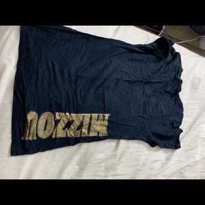 Blingy mizzou v neck t shirt